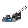 Senix 22-Inch 163 cc 4-Cycle Gas Powered Self-Propelled Lawn Mower, 3-In-1, Single Lever Height Adjustment LSSG-H1